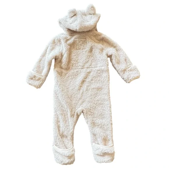 The North Face Infant Campshire Baby ONE-PIECE Pick Size Full Zipper White Dune - Picture 3 of 8